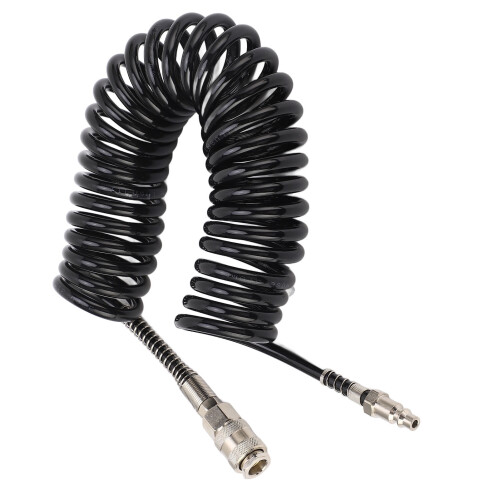 Air Hose for Air Compressor - Durable Coil Hose, 1/4 Inch