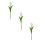 Weiße künstliche Tulpen, 12 Stück 2