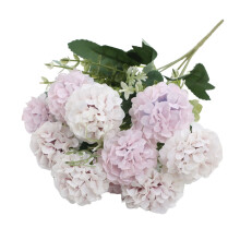 Artificial Silk Hydrangea Flower, 1.97x13.78 in, Real Touch, Faux Bouquet for Home/Wedding/Table Decor – Compatible with DIY Crafts
