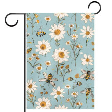 Garden Flag Bees and Daisies Double-Sided 28x40 Inch