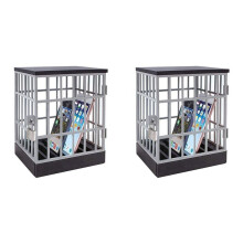 2X Metal Lock Box Cell Phone Lock Box Cell Phone Jail Lock Safe Cell Phone Cage