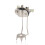 Ice Pick Walking Stick Stainless Steel Five-Pronged Tip 1