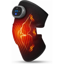 Knee Massager with Heat & Vibration, Pain Relief for Joints, Elbow, Shoulder—Compatible with Family Home Use