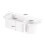 Boat Storage Organizer White Double-Deep Waterproof with 2