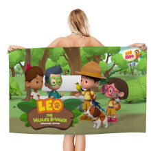 Wildlife Ranger Beach Towel for Women, 30x60 Inch