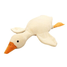 Goose Stuffed Animal Pillow White Soft Hugging Plush