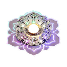 LED-kristal plafondlamp, opbouw veranda lamp
