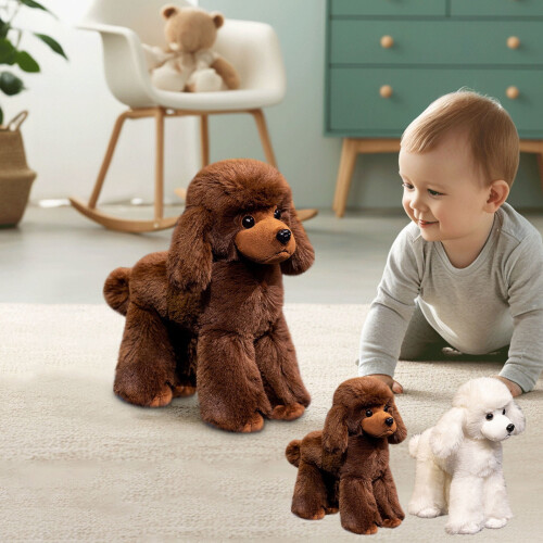 Poodle Plush Toy Curly Coat 1 Piece