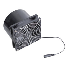 Ventilador extractor solar de 12 V con panel y tubo redondo para ático