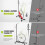 Vertical Bike Parking Stand Adjustable for 29 Inch Wheels 5