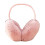 Pink Winter Earmuffs Warm Ear Protection Foldable Soft 1
