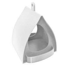 Weather-Resistant Hanging Bird Feeder with Roof Cover and
