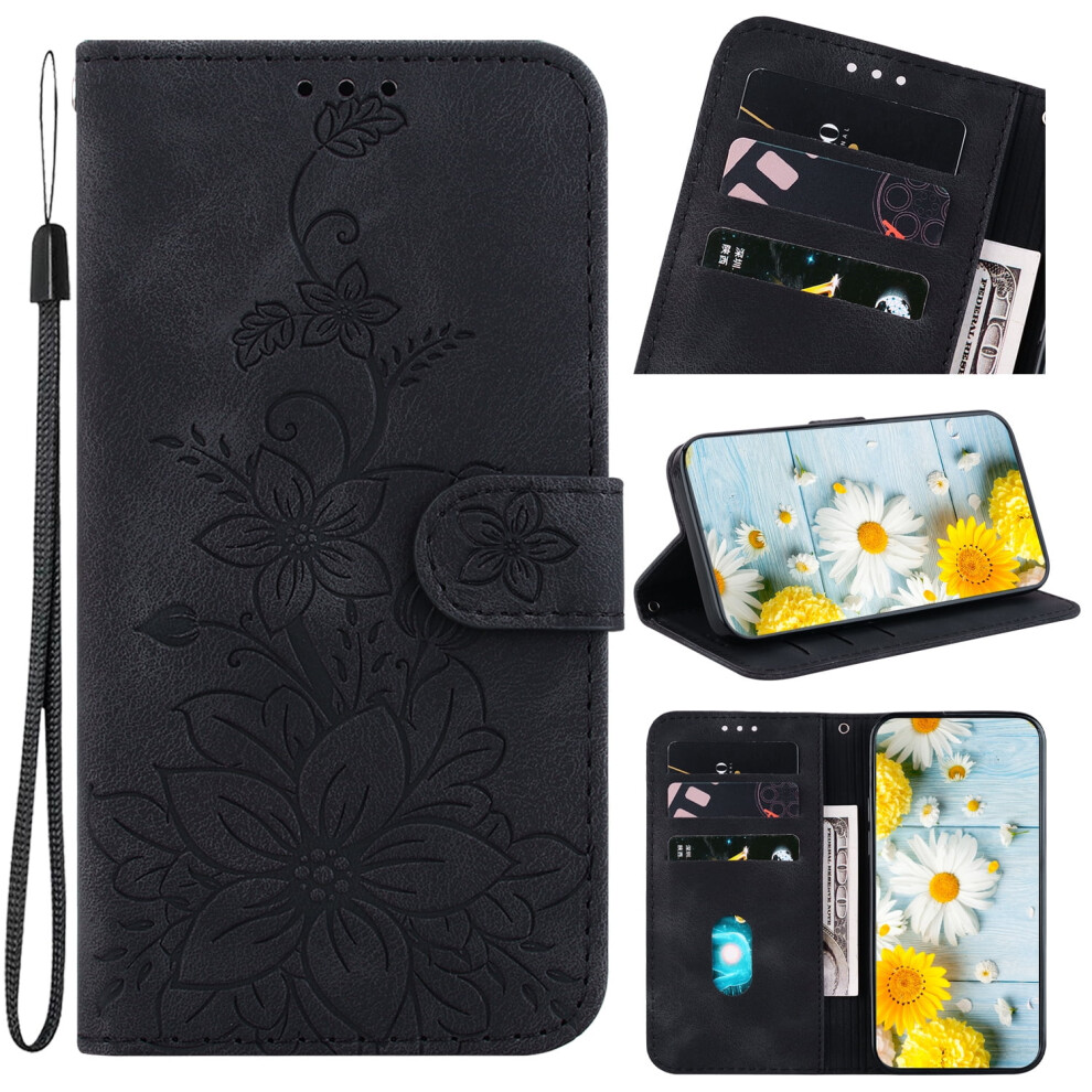 Tech Circle Iphone 13 Wallet Case Pu Leather Floral Flip 9043876518324