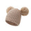 Χειμερινά γάντια γαντιών σετ καπέλων Beanie για 0-3 χρόνια μωρών και νήπια, παχύ ζεστό 5