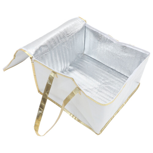 Portable Insulation Bag White Cloth 1 Pack