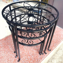 Heavy-Duty Rust-Resistant Metal Stand - Suitable for All Seasons, Perfect for Indoor/Outdoor Garden Pots and !
