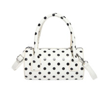 Crossbody kabelka s moderným vzorom a nastaviteľným popruhom