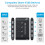 Διακόπτης USB KVM 4 θυρών, 4 είσοδοι, 4 έξοδοι, USB 2.0, πληκτρολόγιο, ποντίκι, εκτυπωτής, 6