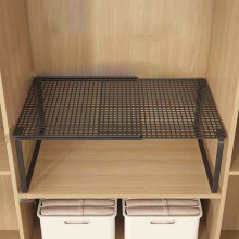Metal Storage Shelf Rack Stackable Heavy-Duty 62x27x22cm