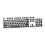 Round Keys PBT Gaming Keyboard Retro Black 1