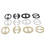 Bra Clip Set Clear Antiskid Buckles 8 Pieces 1