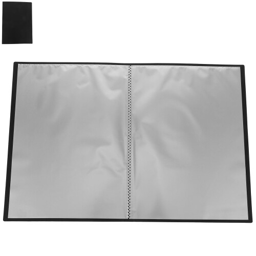 FRCOLOR Portfolio Binder 20 Pockets Clear Protectors