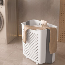 Opvouwbare wasmand voor wandmontage – grote capaciteit