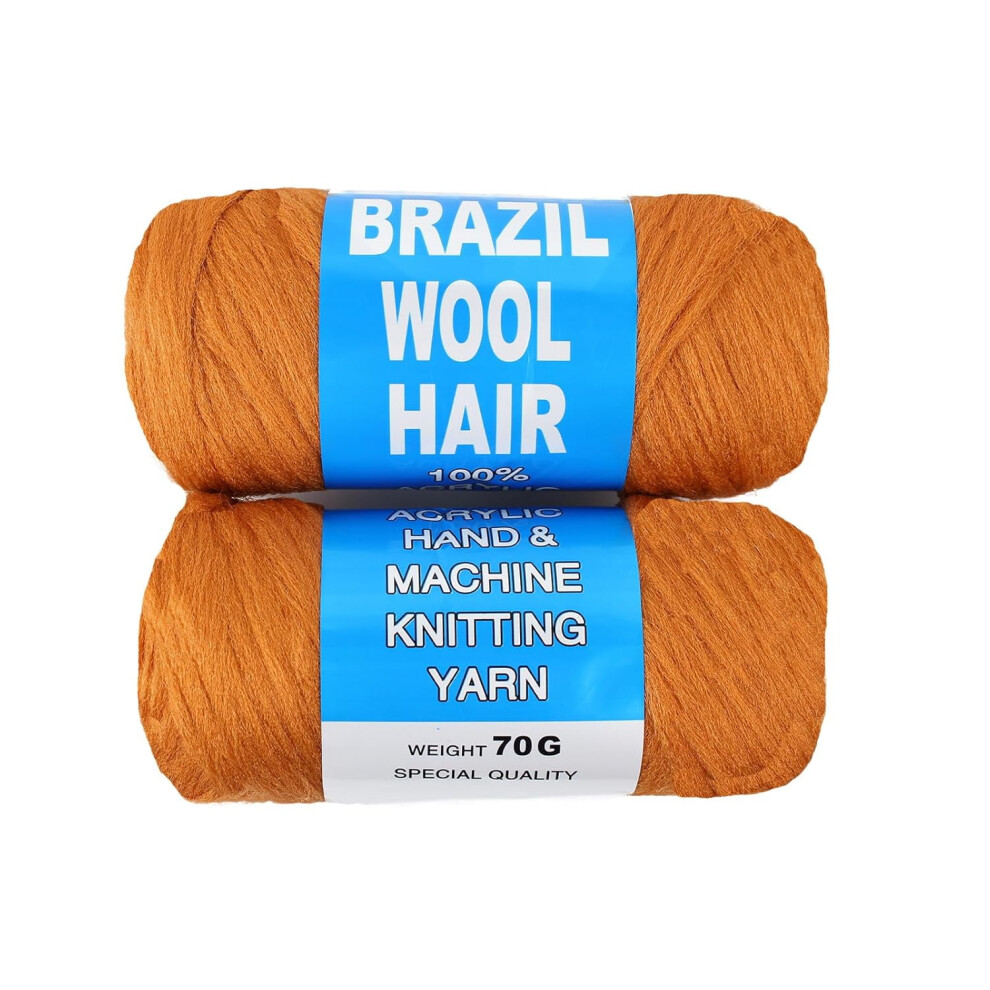 Brazilian wool acrylic yarn for crochet hair 100g