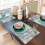 Set de 4 sets de table bleus à motif nautique, 30 x 45 cm 6