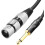 Cablu XLR la jack TS mono de 1/4 inch pentru microfon dinamic3 1