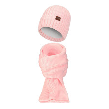 Unisex zimná zamatová pletená šatka, sada 2 ks