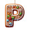Gingerbread Alphabet Ornaments 26 Letters Cream 1