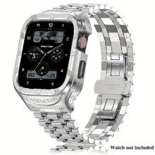 Bracelet et boĂ®tier en acier inoxydable pour Apple Watch Series 9 Ă