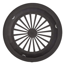 Barbecue Party Plate Black 1 Piece