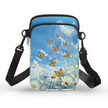 Vodotesná crossbody kabelka Butterfly, malá, 11,3 x 4,1 x 18,4 cm
