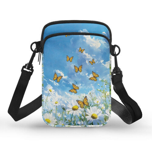 Αδιάβροχη τσάντα χιαστί Butterfly Small 4,33x1,97x7,09 ίντσες