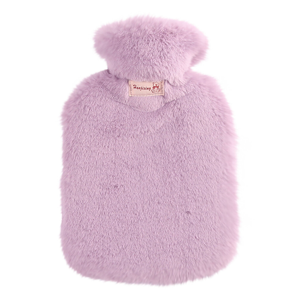 Hot Water Bottle with Soft Fleece Cover 1L