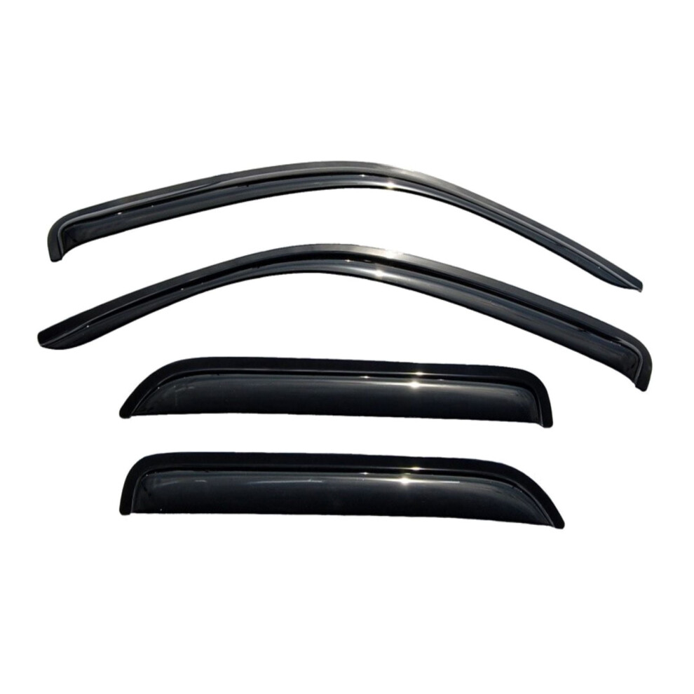 Sun Rain Wind Deflectors Smoke 4Pcs For Ford Escape Dark 962125127157