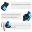 Blue Aluminum Kazoo Beginner Woodwind Instrument 5