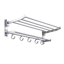 Towel Rack Holder Silver 1 Pack