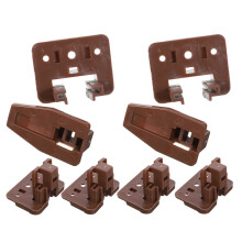 Drawer Slides Plastic Guide Replacement Parts 6 Pcs