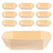 Plateau rectangulaire pour le service alimentaire 19,3 x 9,7 x 5,8 cm (10 pièces)