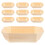 Bandeja rectangular para servicio de alimentos, 7,6 x 3,8 x 2,3 pulgadas, 10 unidades. 1