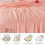 Cooling Blanket Pink Reversible Lightweight Quilt for Crib 5