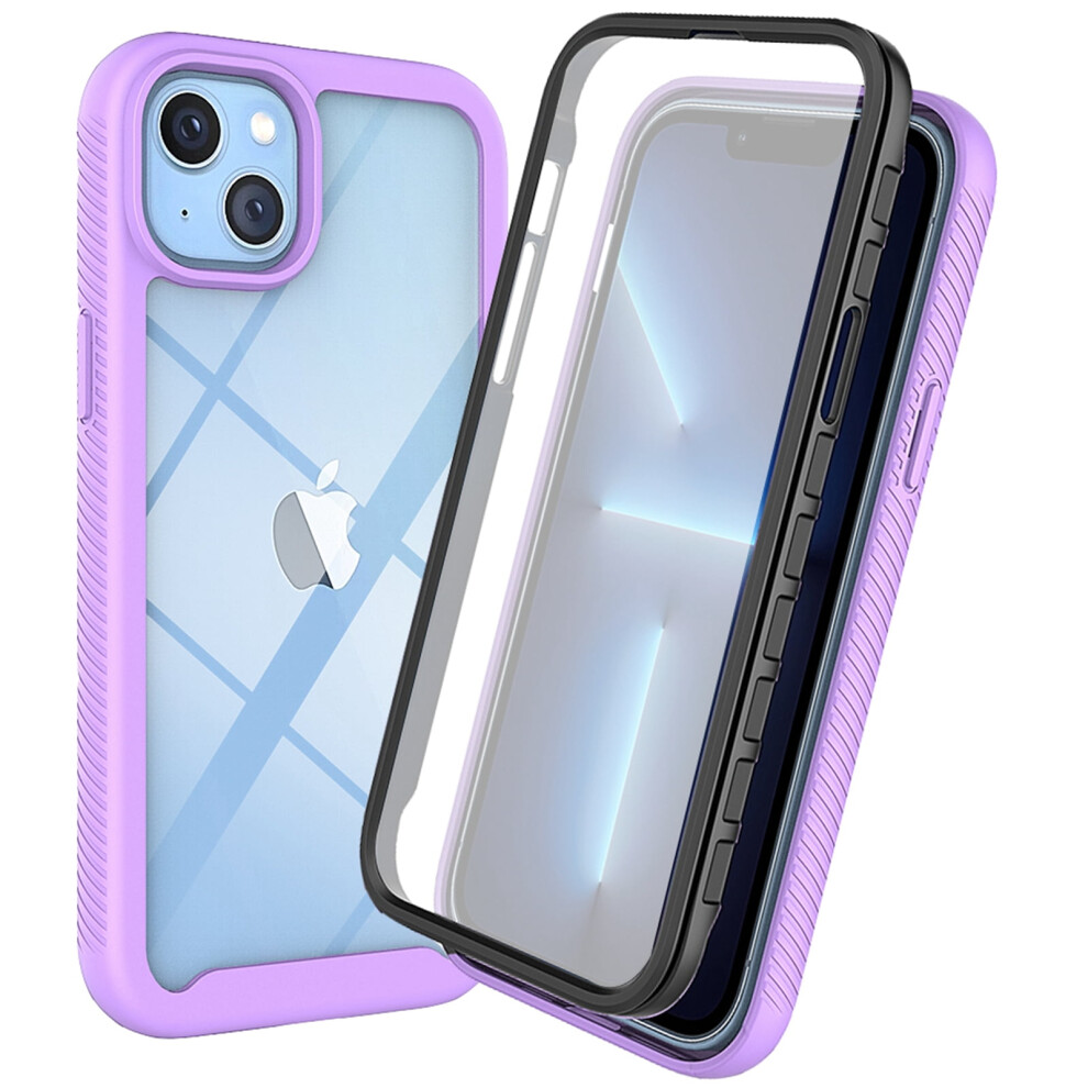 Iphone 14 Case Crystal Clear Pc Shockproof Rubber Hybrid 962125106701