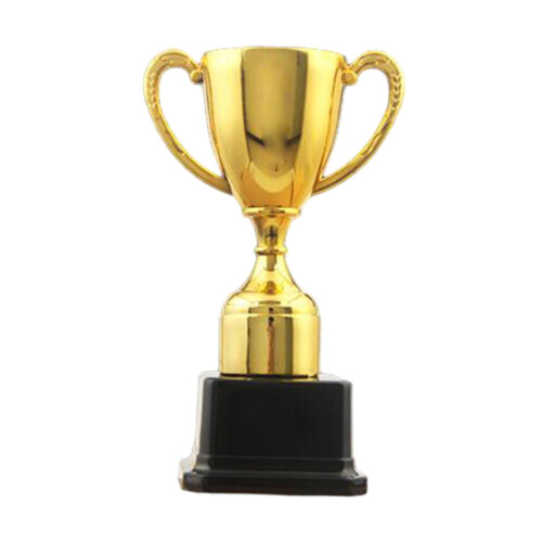 Gold Trophy Award for Teamwork 19 cm 1