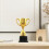 Gold Trophy Award for Teamwork 19 cm 6
