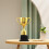 Gold Trophy Award for Teamwork 19 cm 7