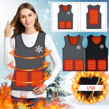 Heated Vest for Men and Women Gray XL