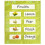 Whiteboard Pocket Chart Double-Sided Sentence Word Cards 5